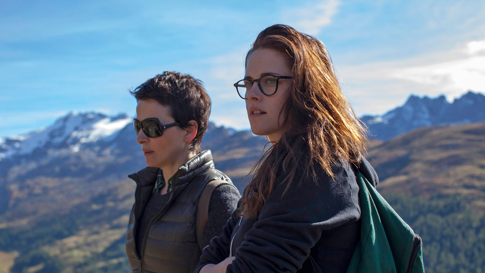 Juliette Binoche and Kristen Stewart in Clouds of Sils Maria