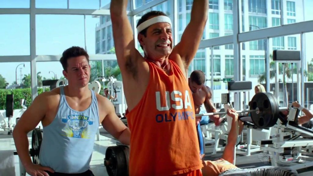 Mark Wahlberg and Tony Shalhoub in Pain & Gain