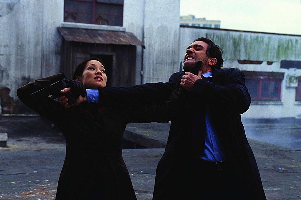 Lucy Liu and Antonio Banderas in Ballistic: Ecks vs. Sever