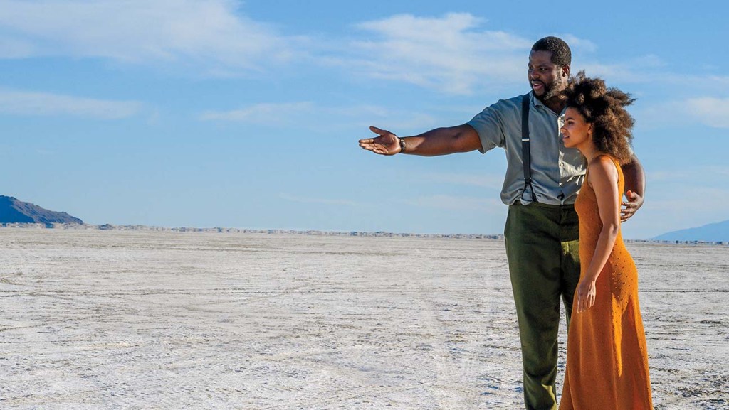 Winston Duke and Zazie Beetz in Nine Days