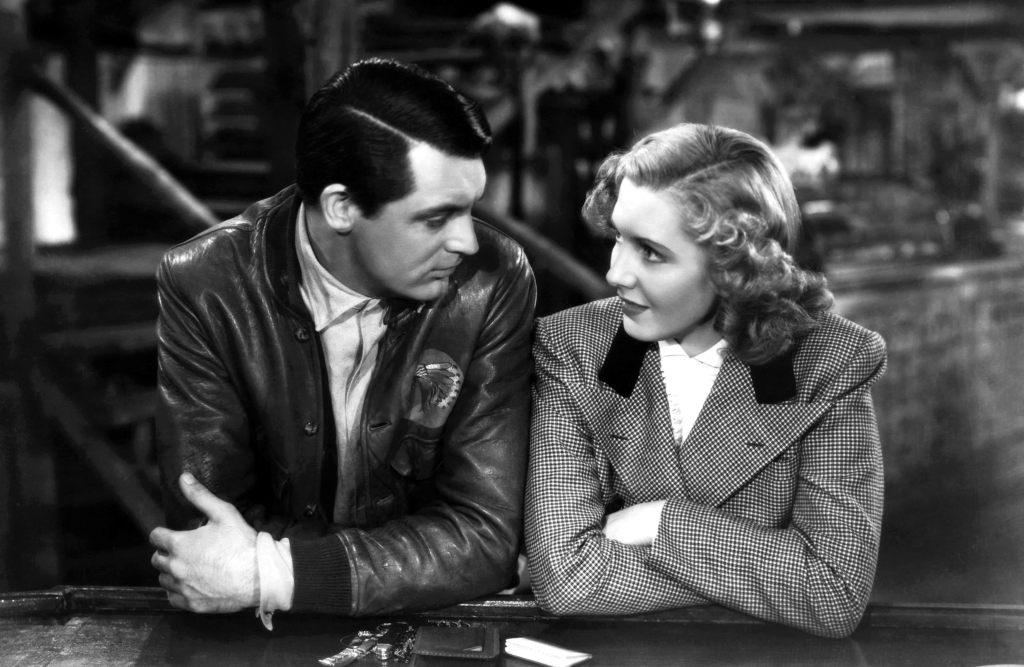 Cary Grant & Jean Arthur in Only Angels Have Wings (1939)